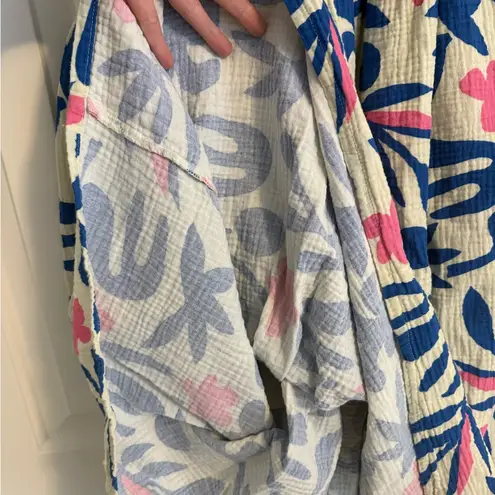 Hanna Andersson Women's Printed Summer Dress Size Medium Blue