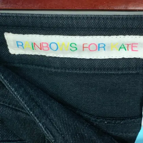 Sass & Bide Walk With Me Black Skinny Jeans 25 Brass Buttons Goth Grunge Biker