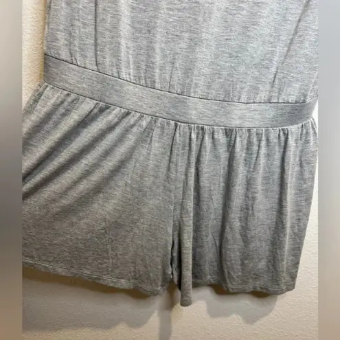 Trina Turk Revolve  Lucille Viscose‎ Romper Heather Gray Size S