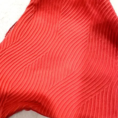 NWT Tavik Chloe Mini Cutout Swim Bottom Textured Amalfi in Hibiscus