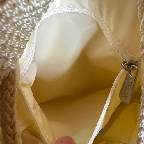 The Sak NWOT Large Dylan Backpack in Crochet w/ Adjustable Backstrap Cream Ivory