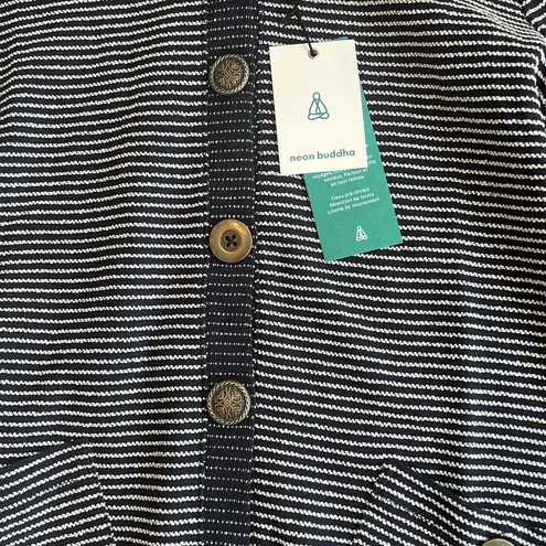 Neon Buddha boardwalk jacket for women size XS Blue