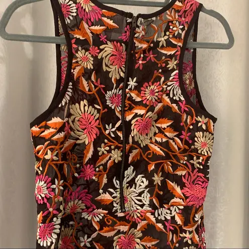 Yoana Baraschi BARASCHI Embroidered Sleeveless Top Sz:XS