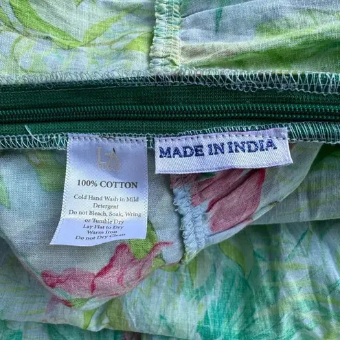 Just Bellina Vanvas Mariko Flutter Maxi Dress Lime Tropical Toucan S Green