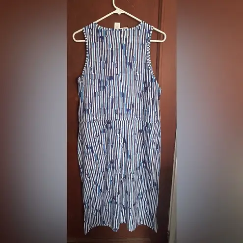 West Loop NEW Women's Blue & white
Sleeveless Tank Pullover Summer Sun
Dress