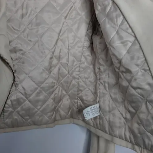 Vince  goat leather cream jacket