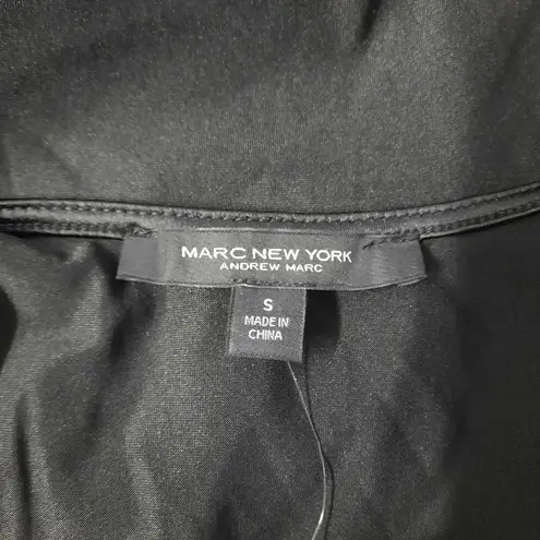 Marc New York Black Top Womens Size Small Long Sleeve Pullover Blouse Ladies