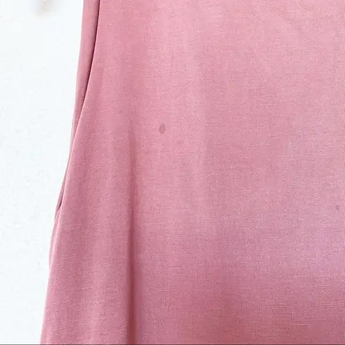 Mikey & Joey Crewneck Sleeveless Dress Mauve Size Large