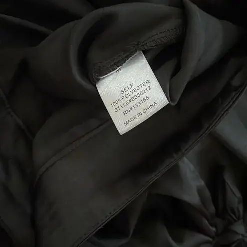 Naked Wardrobe Black Ruched Wrap Maxi Skirt