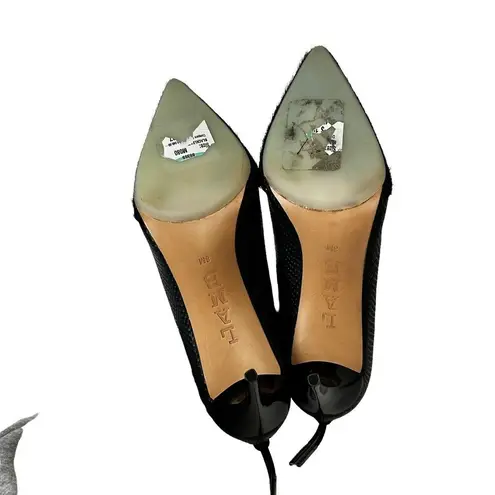 L.A.M.B. size 8 Tracie Calf Hair Pointed Toe Ankle Boots Booties stiletto heel