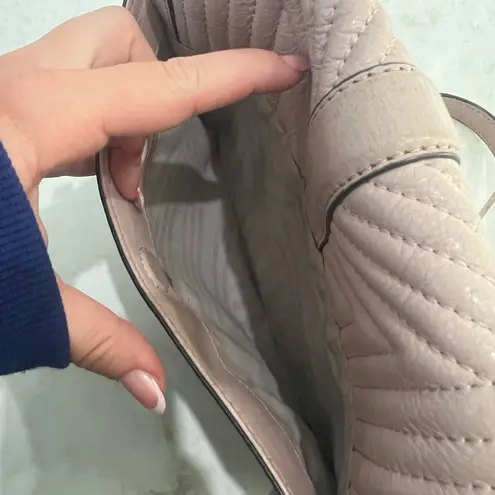 Rebecca Minkoff  Mauve Pink Leather Love Crossbody Bag