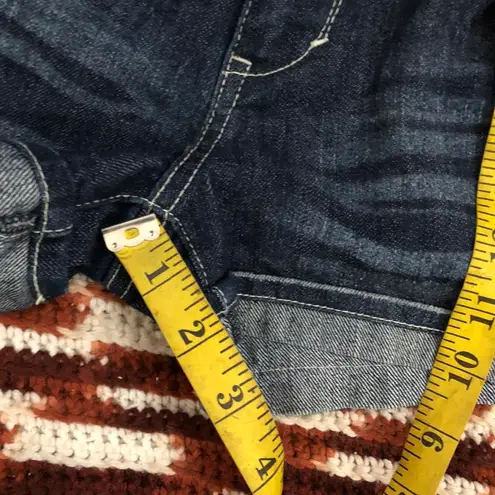 Y2K Levi’s Grunge Micro Mini Baddie Hot Pants Low Rise Jeans Denim Booty Short Shorts #goth #whimsigoth bimbo subversive #acubi #gorpcore cyber #punk biker whimsygoth mcbling Size 7 - Image 7