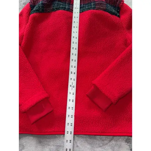 Vineyard Vines Vineyard‎ Vines Women's Apres Tartan Supershep Red Pullover Size Xsmall