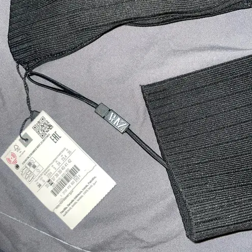 ZARA Black ankle Sock heels Boots