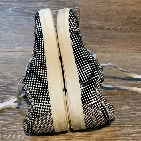 Stuart Weitzman Stuart Weizmann Gaming Optic Nappa Chunky Black & White Sneakers 9 - Image 7