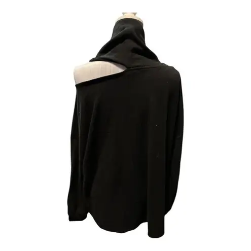Terra & Sky Black Cowlneck Sweater Size 1X