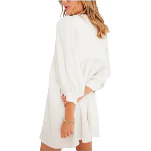 Tuckernuck Pomander Place x - NWOT White Gauze Millie Babydoll Dress Sz S