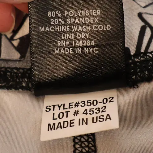 Terez Star Print Performance Leggings Athleisure Yoga Dance Running USA Size S