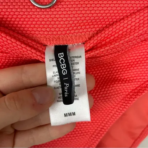 BCBG Textured High Waist Bikini Bottoms Size M Size M
