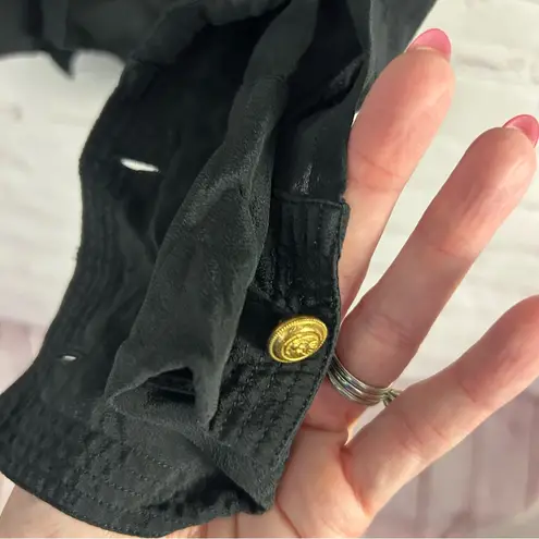 Vintage Silk Studio by Claude Bennett stunning double breasted blouse size 8 Gold