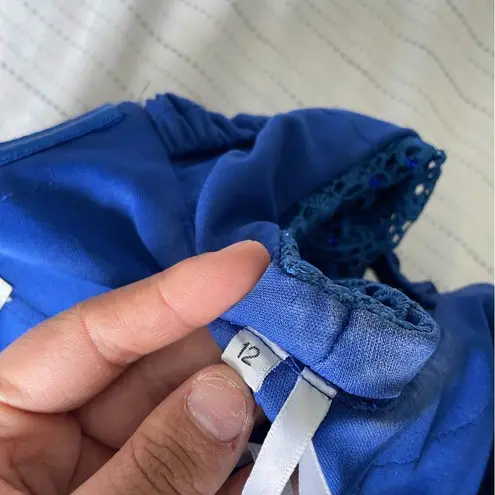 A.L.C. Two Piece Royal Blue HOCO dress size 12 (brand: )