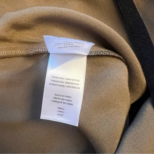 Rails Jada Satin Slip Skirt — Size Small — Peat Moss