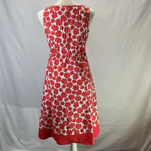 Motherhood Maternity Scoop Neck Red Floral Sundress Size Medium