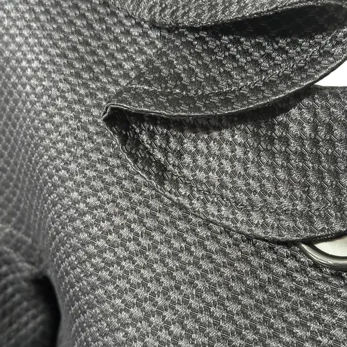 Black Cropped Blazer with Dramatic Collar Size 6