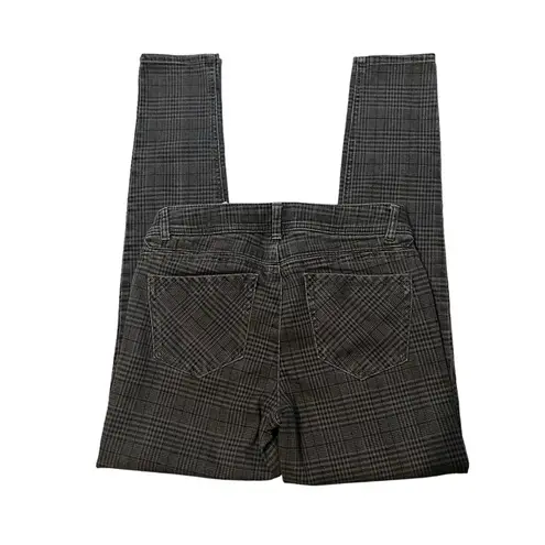 Democracy NWT, “Ab”Solution Side Zip Booty Lift Jegging, Gray Plaid, Sz 6