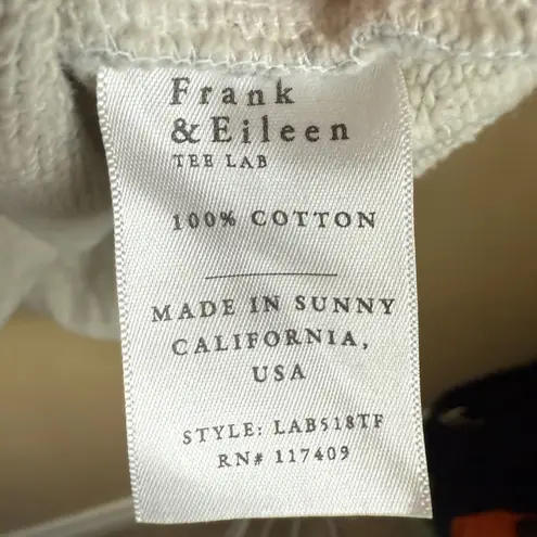 Frank & Eileen Flawed Anna Long Sleeve Capelet Sweatshirt Cotton Gray Size Small