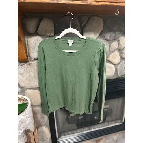 JCrew 100% Cotton Top Green Size M