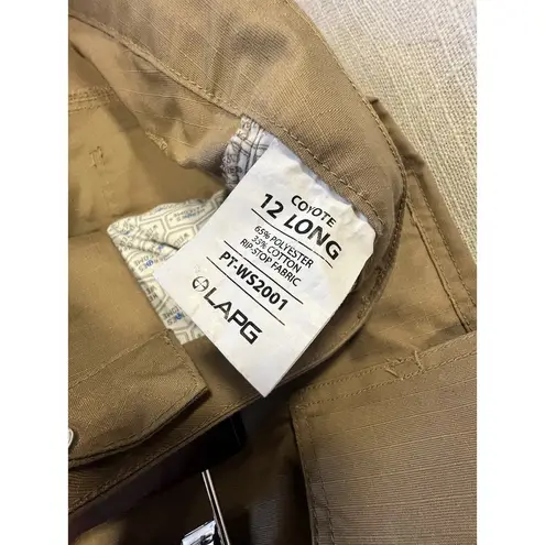 LAPG Stretch Ops Tactical Pants Women's 12Long Khaki PT
