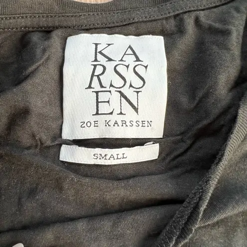 Zoe Karssen Black Break Your Heart Cat Graphic T