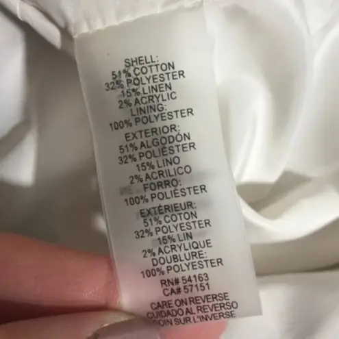 Tommy Hilfiger  tweed striped linen blend blazer