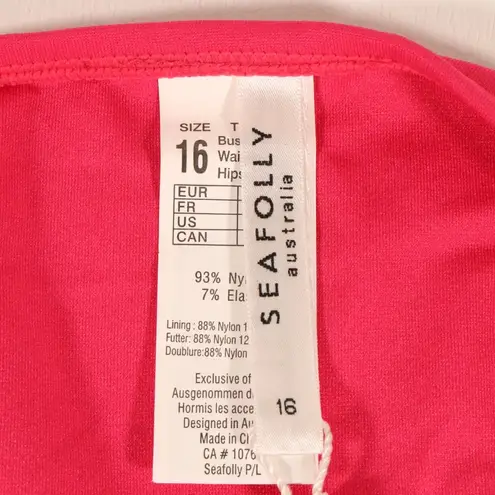 Seafolly NWT Twist Band Hipster Bottom in Persian Pink