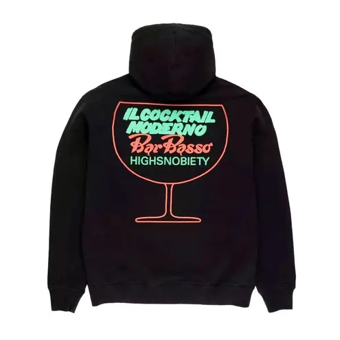 The Bar 🌺 SOLD OUT!!!  Basso x HighsnobietyCocktail Glass Hoodie Black