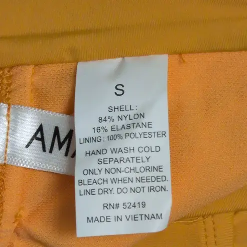 AMAVI Mustard Yellow Halter Neck Tie