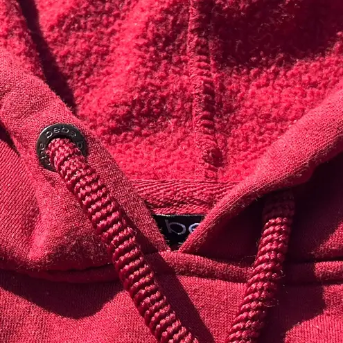 Bebe  Black Red White Women's Logo Hoodie with Drawstring Activewear Sportswear M - Image 12