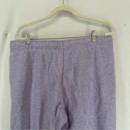 Nike NWOT  Sweatpants Mid Rise Fleece Joggers Womens XL Purple