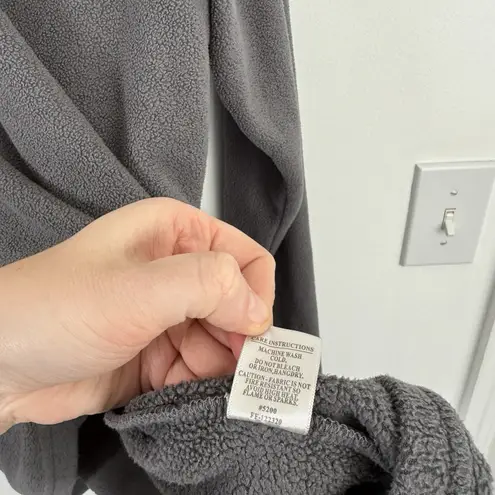 Free Fly Bamboo Lightweight Fleece Snap Pullover Therman Grey Hike Womens Large Gray