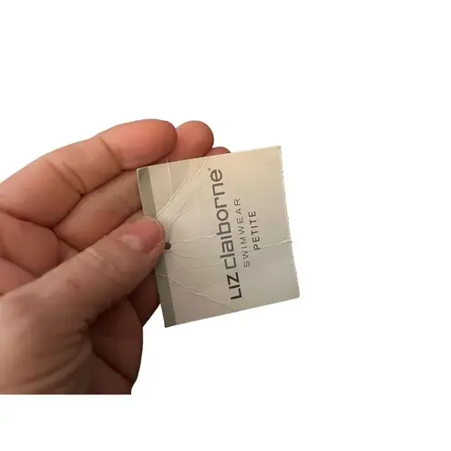 Liz Claiborne NWT  Women's Floral Swimdress One Piece Swimsuit 8 Petite