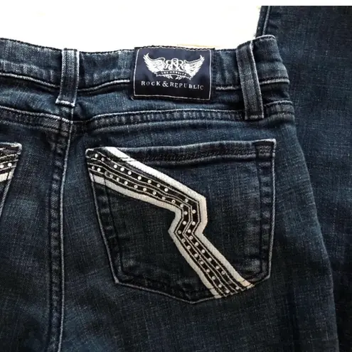 Rock & Republic Berlin Rhinestone Jeans