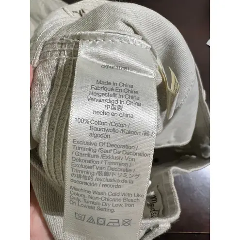 Madewell  Perfect Vintage Wide Leg Carpenter Jeans Hand Dyed Denim Collaboration