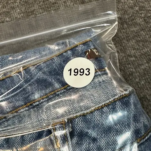 Dear John Jeans Womens 26 Blue Distressed Straight Leg Classic Everyday Denim