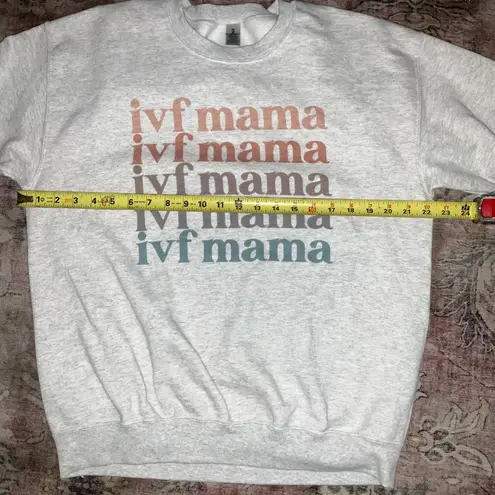 IVF Mama Gray Sweatshirt medium