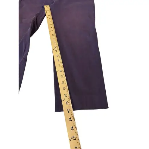 Max Mara Womens Sz 12 Cigarette Straight Leg Pants Purple Pockets Career #CD8-1