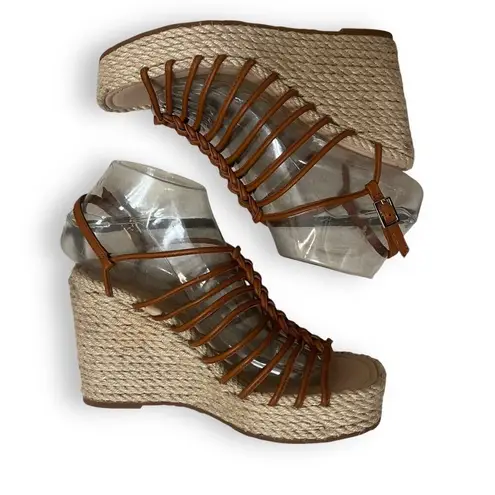 via spiga Selma strappy espadrille wedge sandals