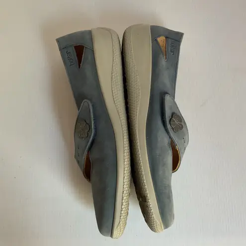 Hotter Comfort Concept Mary Jane Flats Lightweight Women’s Shoes Sz 9 Blue Suede