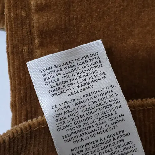 Kensie Savannah Cognac Corduroy High Rise Flare Jeans 8/29 Retro Forest Fall Tan