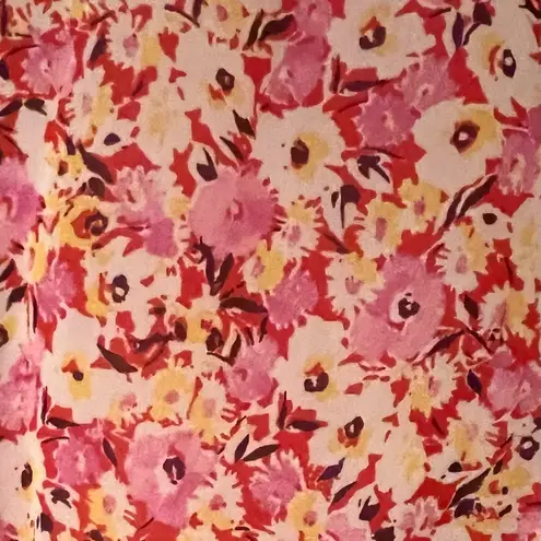 Gypsies & Moondust Pink Floral Smocked Bodice Ruffled Tiered Mini Dress Size XS - Image 11